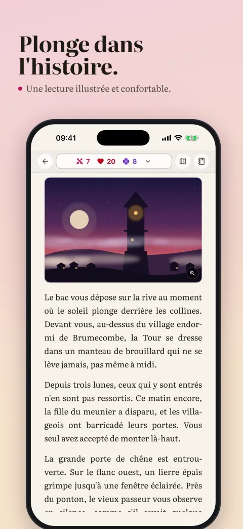 Plonge dans l'histoire.